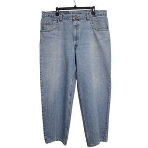 Vintage 90s Levi's 560 Loose Fit Tapered Leg Denim Jeans Sz 38x28.5 Light‎ Wash